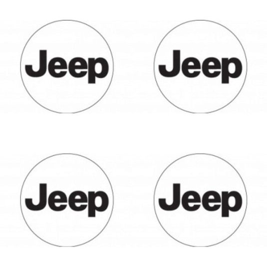 Autocolante din rășină 3D Jeep 4buc