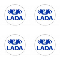 Autocolante din rășină 3D Lada 4buc