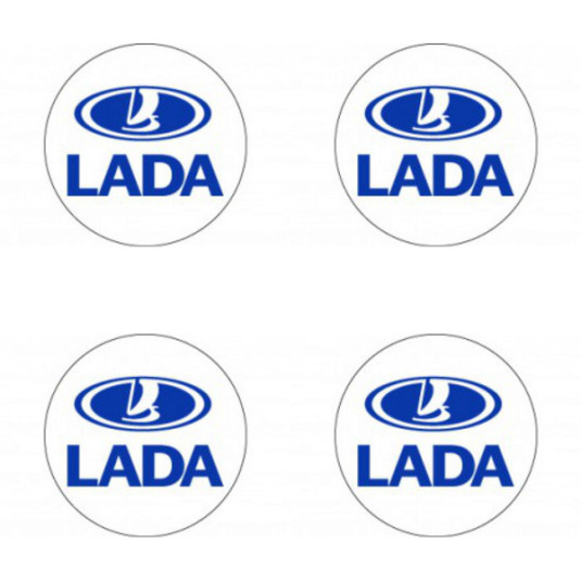 Autocolante din rășină 3D Lada 4buc