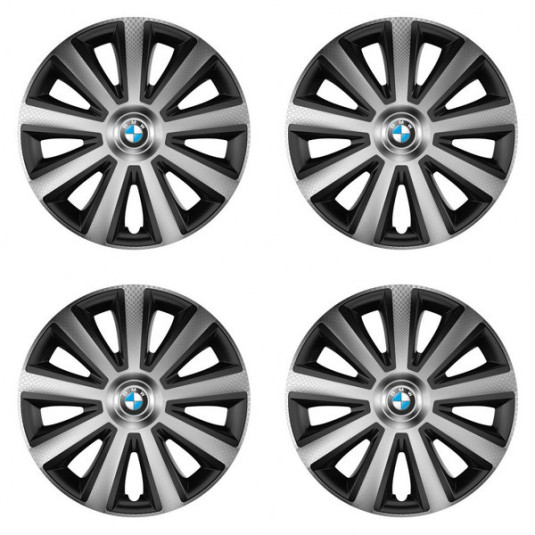 Capacele de roată pentru BMW 15 Aviator carbon silver&black