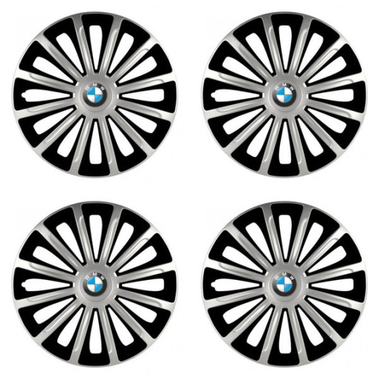 Capace roți pentru BMW 16 TREND silver and black