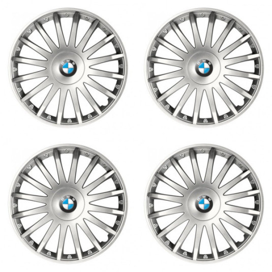 Capace pentru BMW 16 CRYSTAL argintiu