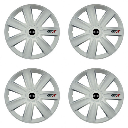 Capace roți pentru Audi 14 GTX carbon white