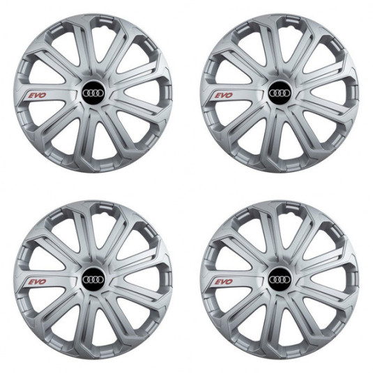 Capacele roților pentru Audi 14 Evo silver