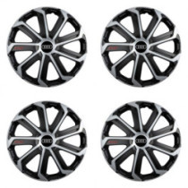 Capacele roților pentru Audi 14 Evo black&silver