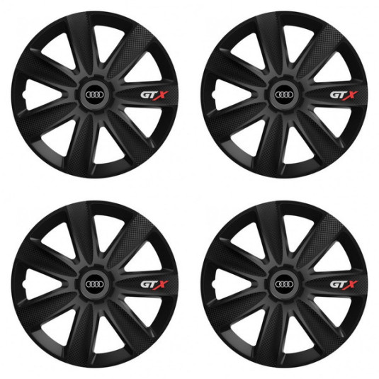 Capacele roților pentru Audi 14 GTX CARBON negru