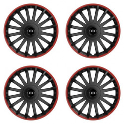 Capace pentru Audi 15 CRYSTAL RO negru