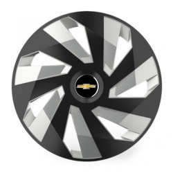 Capacele roții pentru Chevrolet 16 Vector RC negru și argintiu