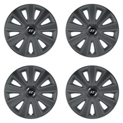 Capace de roată pentru Hyundai 15 Aviator carbon grafit