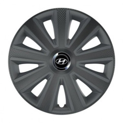 Capace de roată pentru Hyundai 15 Aviator carbon grafit