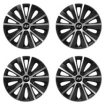 Capace roți pentru Hyundai 15 RAPIDE argintiu și negru