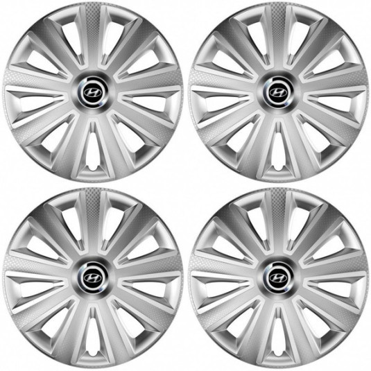 Capace roată pentru Hyundai 16 Aviator carbon RC 16 silver
