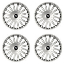 Capace pentru Hyundai 16 CRYSTAL argintiu