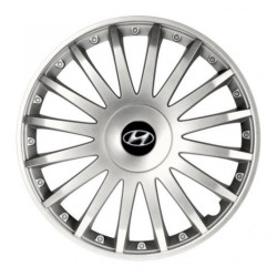 Capace pentru Hyundai 16 CRYSTAL argintiu