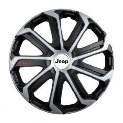 Capace roţi pentru Jeep 16 Evo black&silver