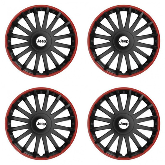 Capace roți pentru Jeep 16 CRYSTAL RO black