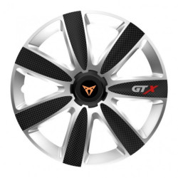 Hubcaps pentru Cupra 14 GTX CARBON silver/black