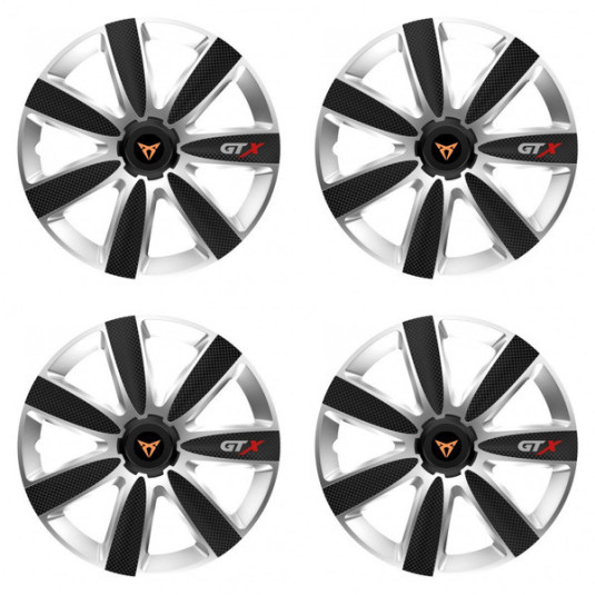 Capace de roți pentru Cupra 15 GTX CARBON silver/black