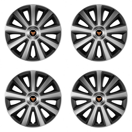 Capacele pentru Cupra 16 Aviator carbon silver&black