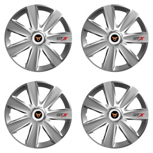 Șaibe pentru Cupra 16 GTX CARBON silver