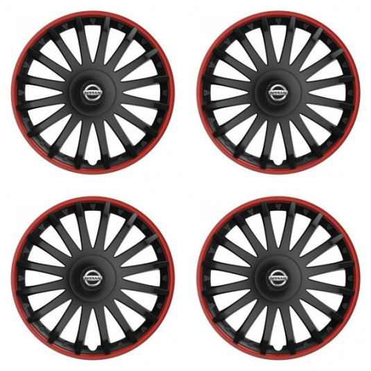 Capace pentru Nissan 16 CRYSTAL RO black