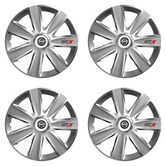Capace pentru Nissan 16 GTX CARBON silver