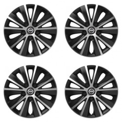 Calote pentru Nissan 16 RAPIDE argintiu și negru