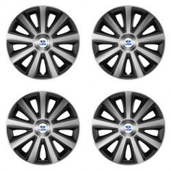 Capacele roților pentru Lada 15 Aviator carbon silver&black