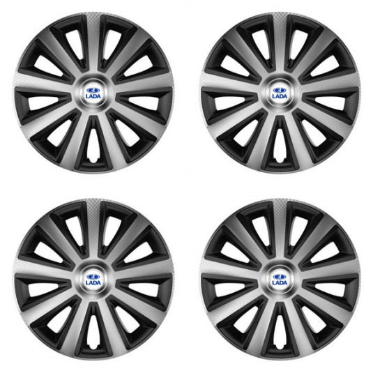 Capace pentru Lada 16 Aviator carbon silver&black