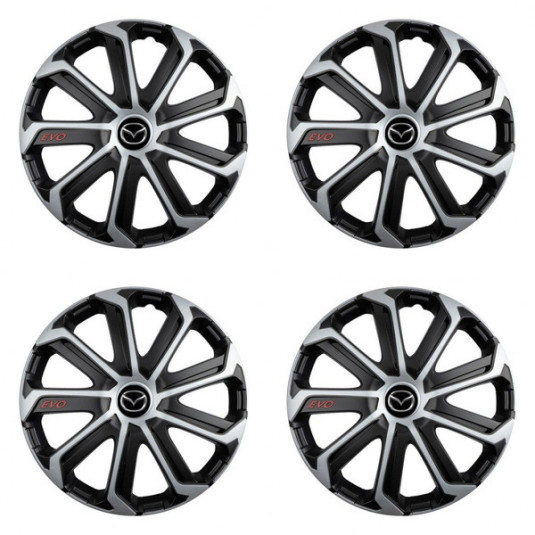 Capace pentru Mazda 14 Evo black&silver