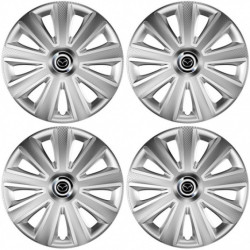 Capace pentru Mazda 15 Aviator carbon argintiu