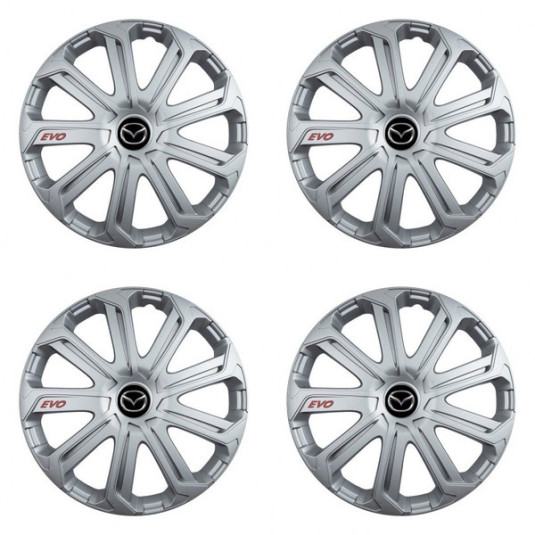 Capace pentru Mazda 16 Evo silver