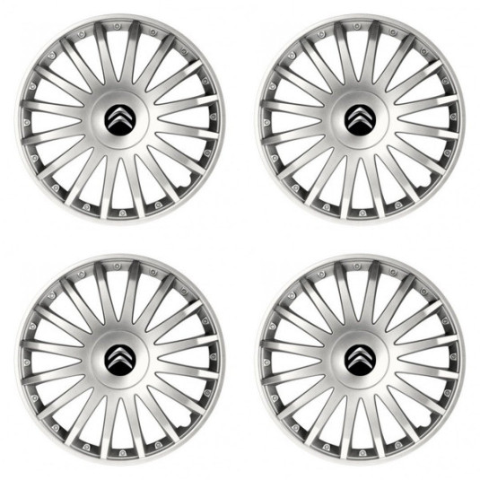 Capace pentru Citroen 15 CRYSTAL silver