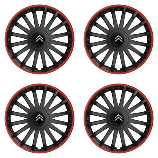 Capace pentru Citroen 15 CRYSTAL RO black