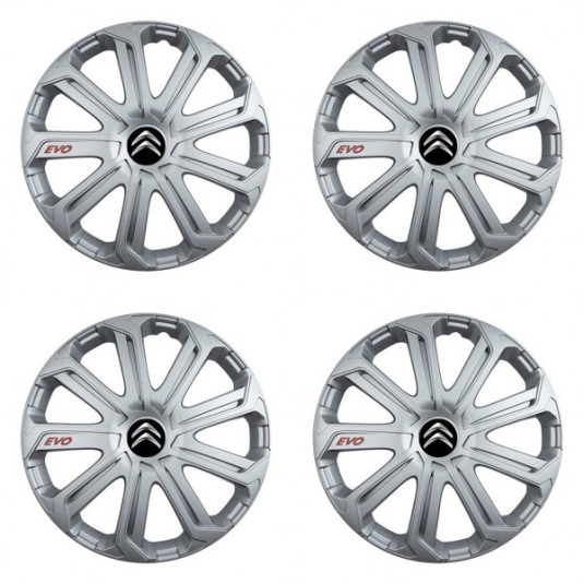 Capace roată pentru Citroen 16 Evo silver