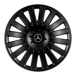 Capace roată pentru Mercedes 14 Smart negru