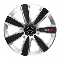 Capace jante Mercedes 14 GTX CARBON silver/black