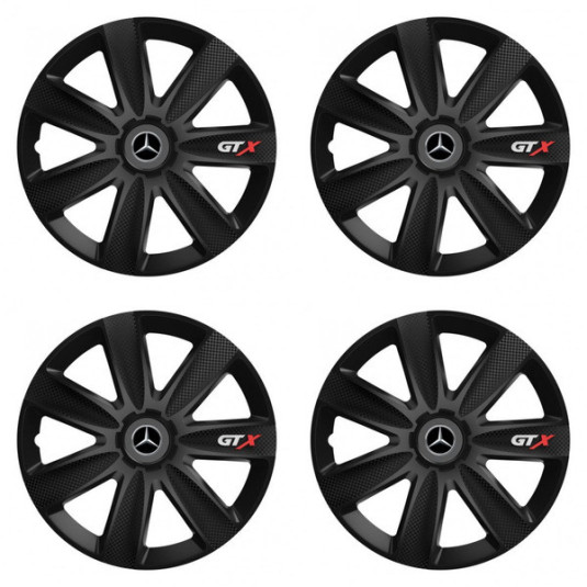 Capace pentru Mercedes 14 GTX CARBON black