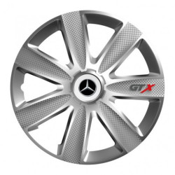 Capace de roată pentru Mercedes 16 GTX CARBON silver