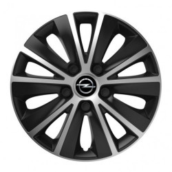 Capace pentru Opel 16 RAPIDE argintiu și negru