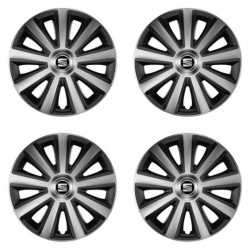 Capace pentru Seat 14 Aviator carbon silver&black