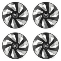 Capacele pentru Seat 14 Vector RC negru și argintiu