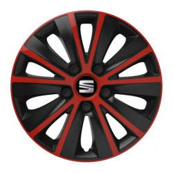 Capace roată pentru Seat 14 RAPIDE red and black