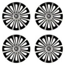 Capace roată pentru Seat 15 TREND silver and black