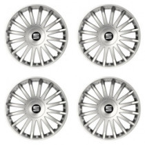 Calote pentru Seat 15 CRYSTAL silver