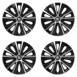 Capace pentru Seat 15 RAPIDE argintiu și negru