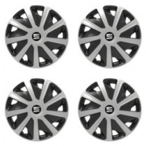 Capace pentru Seat pentru camioane 15 Craft argintiu și negru