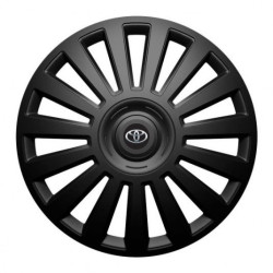 Capacele roților Toyota 14 Luxury negru