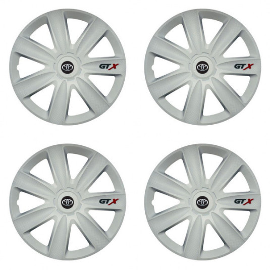 Capace pentru Toyota 14 GTX carbon white