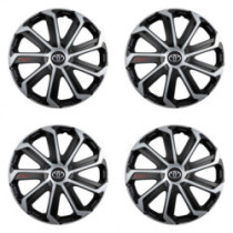 Capace roți pentru Toyota 15 Evo black&silver